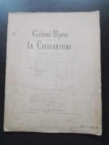 Partition ancienne - partition,