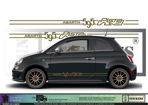 Pour fiat 500 - kit, bandes