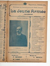 MILITARIA MARÉCHAL PARTITION LA JEUNE ARMÉE DUVERT LUDOVIC BENZA PATHÉ KAISER