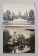 Fernand DETAILLE - Angkor Vat à Marseille - 1922 - 2 photographies originales