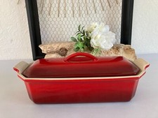 425⚜️ Terrine Rectangulaire Le Creuset en Céramique Longueur 25 Cm Couleur Rouge