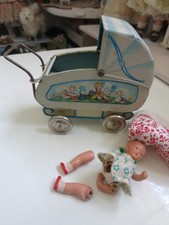 miniature ancienne- Germany- LANDAU  POUPEE TOLE LITHOGRAPHIEE -