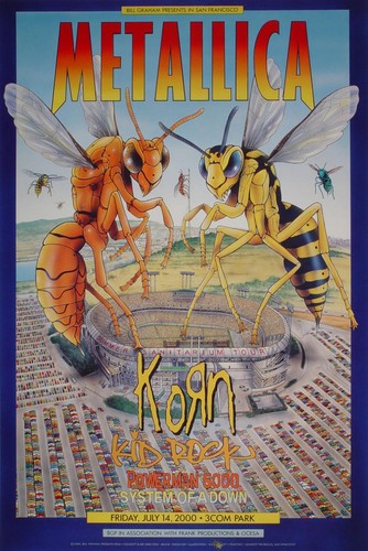 Affiche original metallica - original,