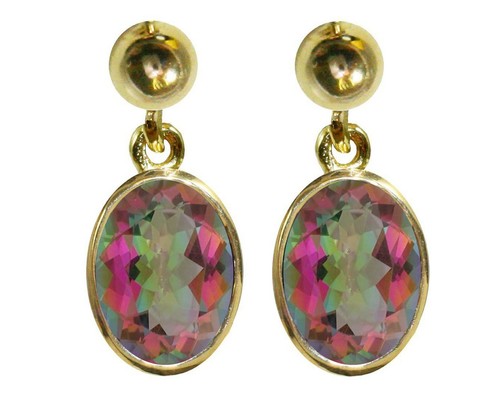 9ct jaune naturel topaze - 9ct, or