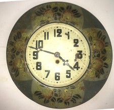 pendule murale 1925 en tôle mouvement Japy à réviser