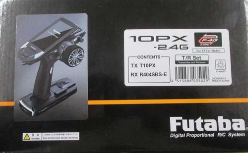 Used futaba t10px 4ghz - 2.4ghz, radio