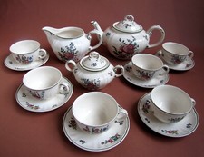 Service à Thé Tasses 9,5 cm Théière Sucrier Vieux Strasbourg Villeroy & Boch