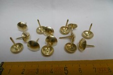 Clous de tapissier LAITONNE  (lot de 80) POUR BANDE CLOUS FACTICES 11 mm.