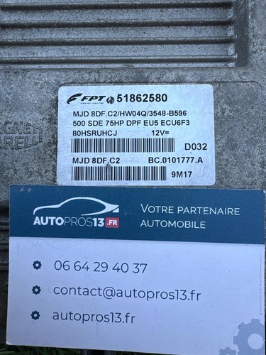 Calculateur moteur fiat - calculateur,