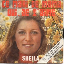 disque vinyle 45 tours Sheila