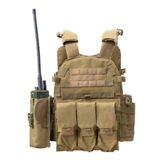 Gilet tactique chasse harnais avec armure corporelle Paintball Airsoft plaque