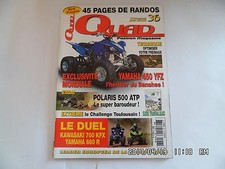 QUAD PASSION MAGAZINE N°36 06/2003 YAMAHA 450 YFZ POLARIS 500 ATP KAWA 700   H37
