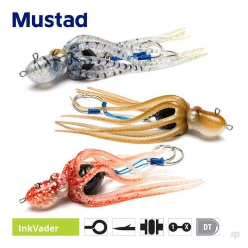 Mustad inkvader octopus jig - octopus,