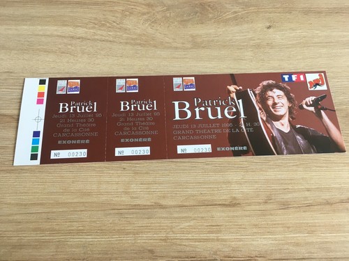 Patrick bruel ticket de - patrick,