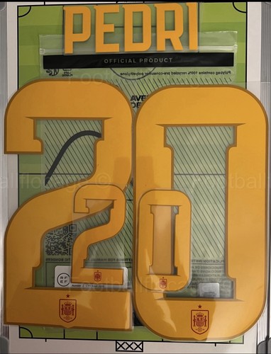 Flocage officiel pedri 20 - flocage,