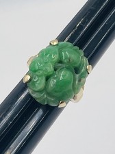 Bague En Jade Vert Naturel En