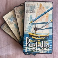 Lot De Crayons De Couleur Vintage Marquise Modèle Pastello