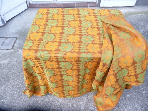 Tissu ancien vintage fleuri - vintage,