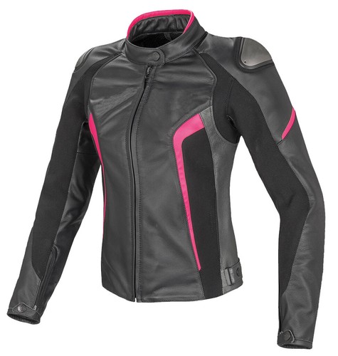 Dames veste cuir motard - en, de