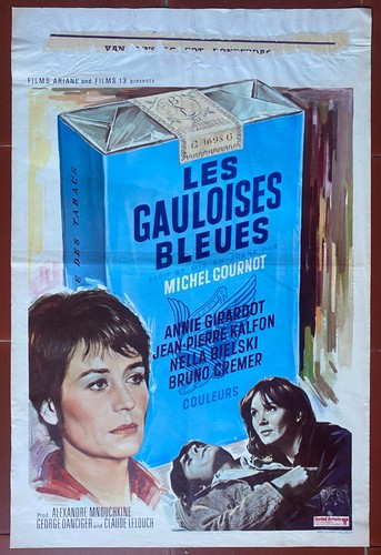 Affiche belge les gauloises - affiche,