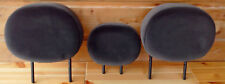 3 appuie-tête repose tete siege banquette arriere gris fonce C3 1 + 6 guides
