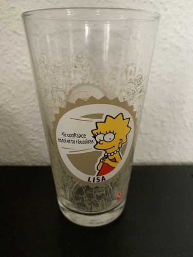 Ancien verre les simpson le - "les,