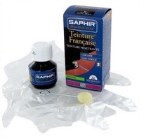 TEINTURE FRANCAISE CUIR LISSE DAIM NUBUCK SAPHIR AVEL COLORIS AU CHOIX
