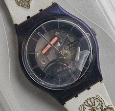 NOS Montre Vintage À Quartz Swatch 33,9 mm Fonctionnelle, Différente Bande
