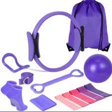 Kit Complet Pilates 13 Pièces – Fitness, Yoga, Gymnastique à Domicile