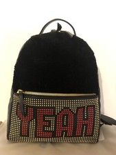 Sac à dos fourrure/cuir Les