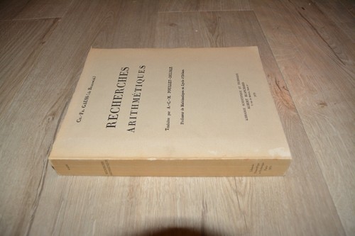 Recherches arithmetiques - arithmetiques,
