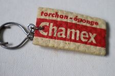 ancien porte cle publicitaire collection TORCHON EPONGE CHAMEX MONOPRIX