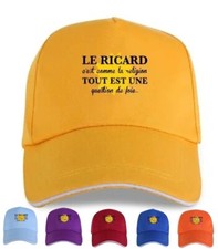 Casquette Ricard C'est Comme La Religion Homme Femme Plage Été Chapeau Drôle 