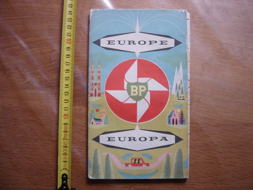Ancienne carte routière - routière, bp