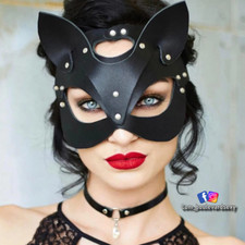 ? Renard Mask ? Similicuir Masque Cosplay CatWoman Leather Sexy Carnaval Goth