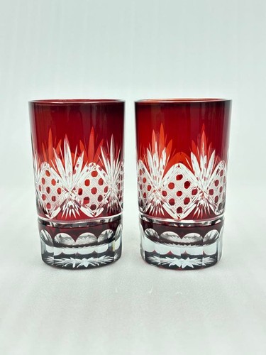 Paire gobelets verre - gobelets, en