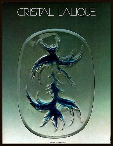 1971 cristal lalique coupe - 1971, ad