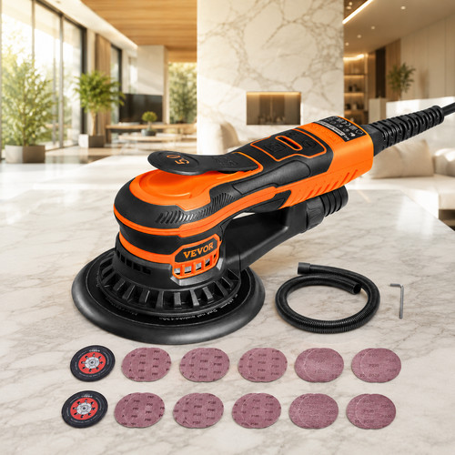 Ponceuse vevor orbitale 350w - 350w, 6