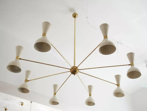 Lumineux lustre italien style - lustre,