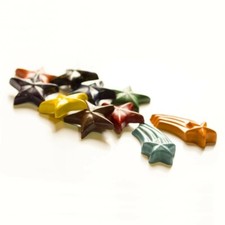 Boîte de 10 crayons de cire en forme d'étoile de Crazy Crayons