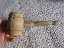 Ancien Rustique Maillet Bois Casse Noix Outil Cordonnier Sculpteur Maroquinier ?