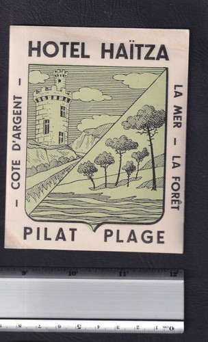 Ancienne étiquette bagage - étiquette,
