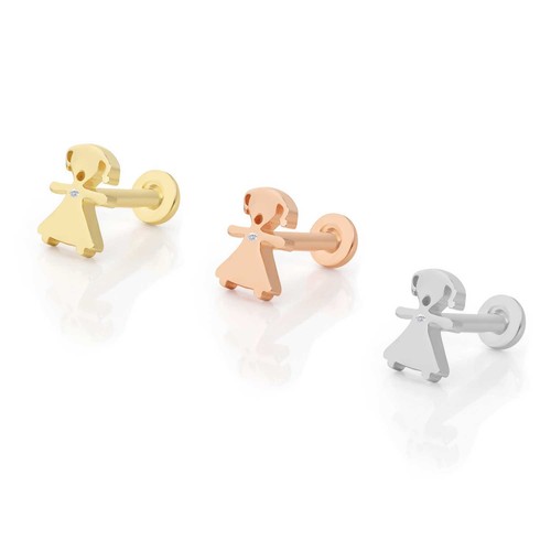 Clou oreille minimaliste en - clou,