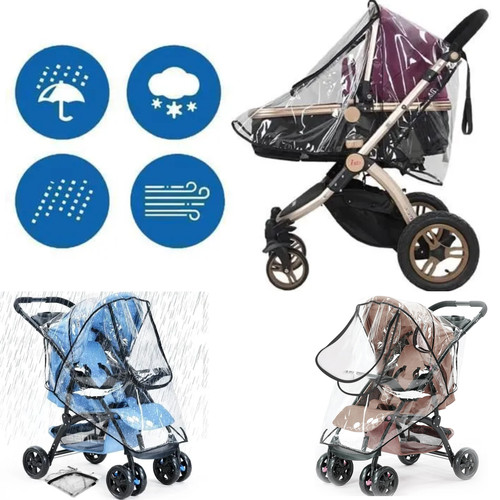 Housse pluie poussette - pluie,