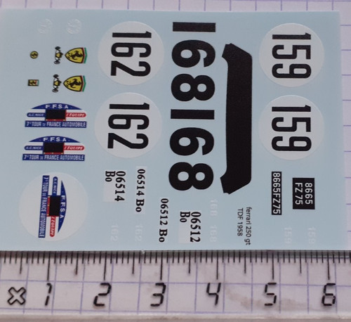Decalcomanie decals 43 - decalcomanie, 1/43