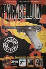 Affiche De Concert Originale Du Groupe De Rock Parabellum 118cm ×78cm