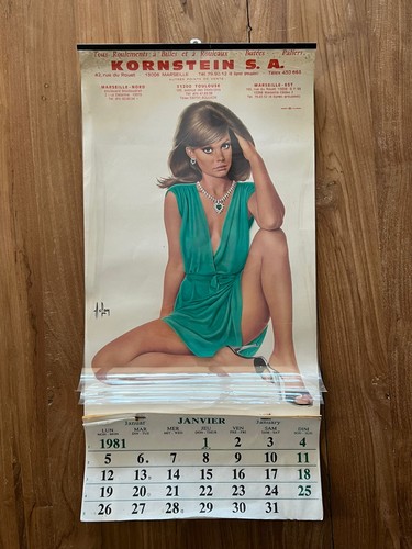 Calendrier sexy publicitaire - sexy,