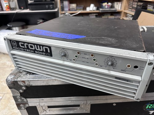 Crown macro tech 5002vz - crown, 2