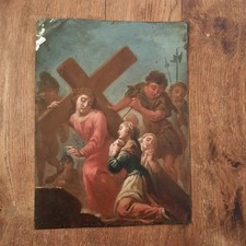 Huile Cuivre Peinture Tableau Religieux