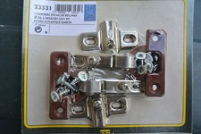 8 Charnières Entailler,ouverture 90°,Porte,Placard,Cuisine,Meuble,Ø 26 mm Marron